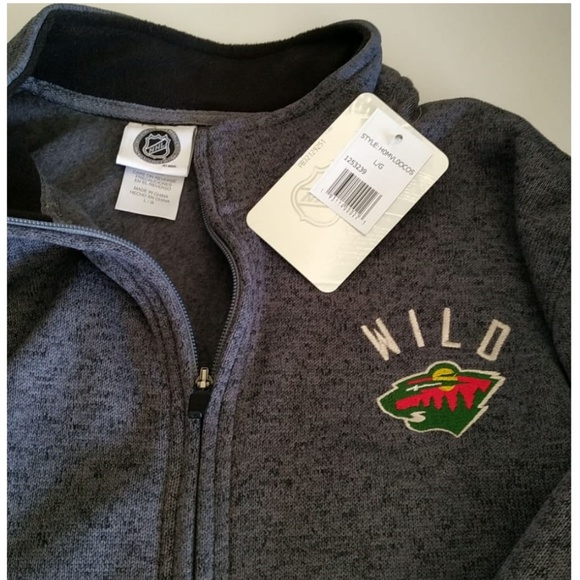 Minnesota Wild NHL Men's Full Zip Front Jacket - Picture 3 of 3